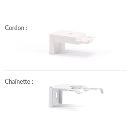 Pose murale ou plafond d'un store bateau