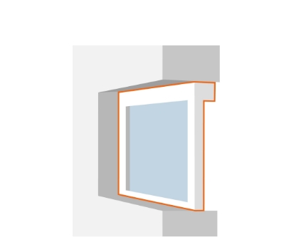 Fenêtre PVC avec volet roulant intégré : bloc baie discret