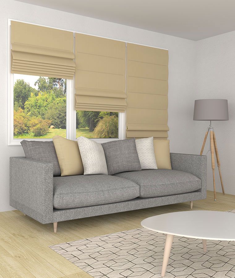 Store bateau occultant anti feu m1 beige biscuit