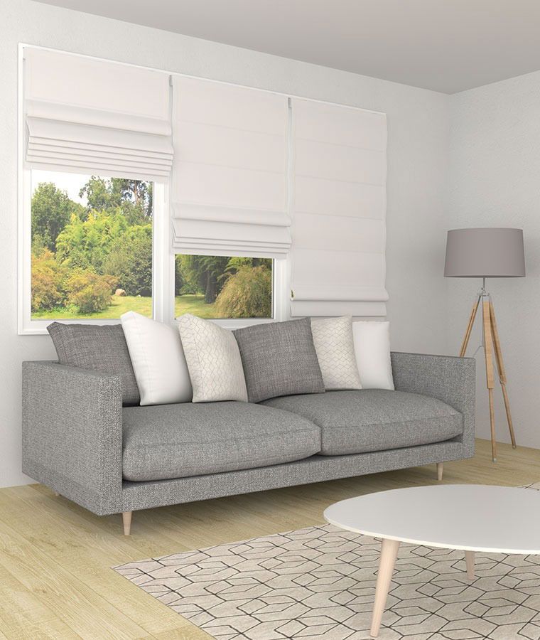 Store bateau occultant 100% blanc