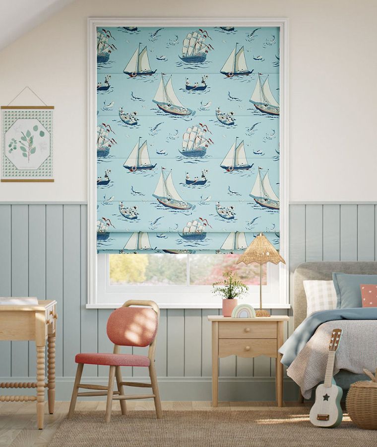 Store bateau motif disney donald duck bleu