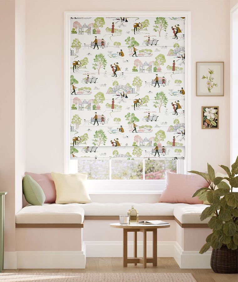 Store bateau motif disney 101 dalamatiens rose et vert