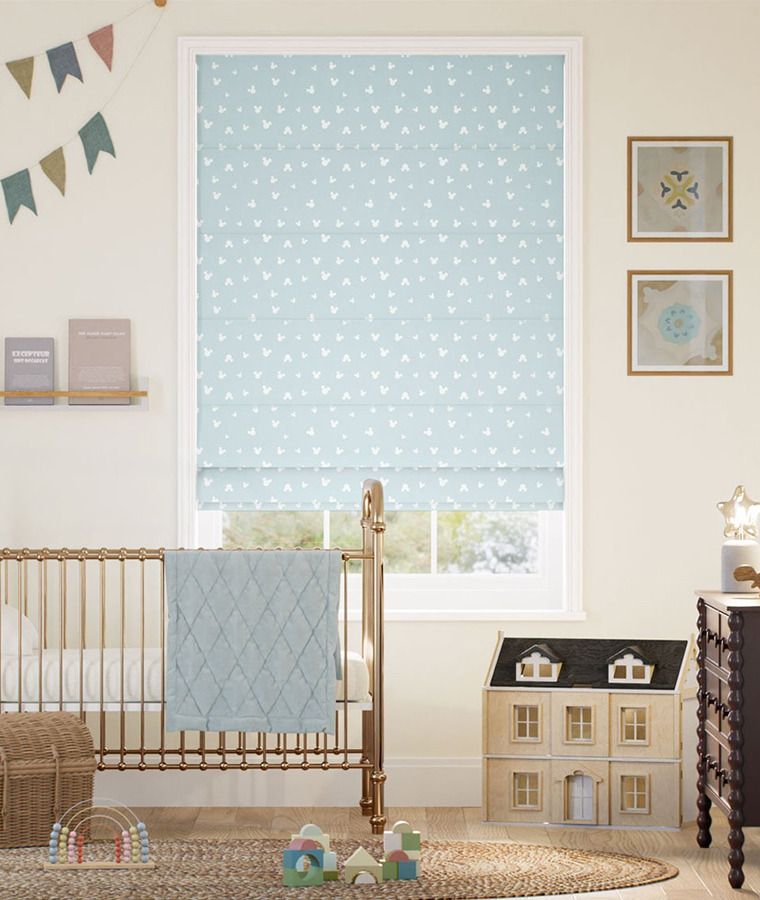 Store bateau motif disney mickey motifs vert gris