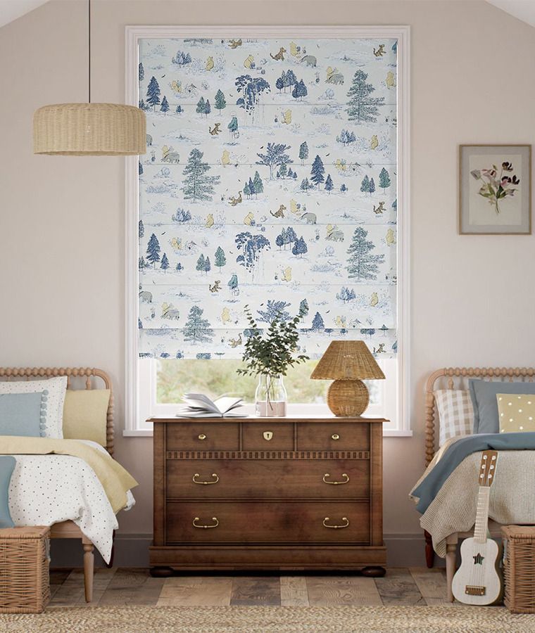 Store bateau motif disney winnie l'ourson bleu