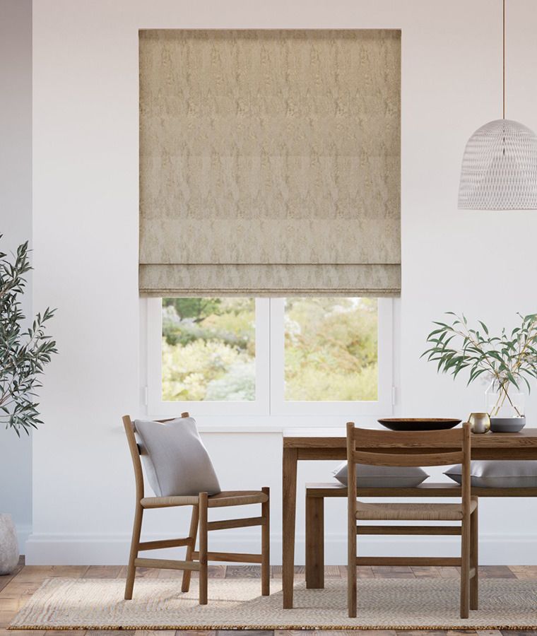 Store bateau motif deco antique argente