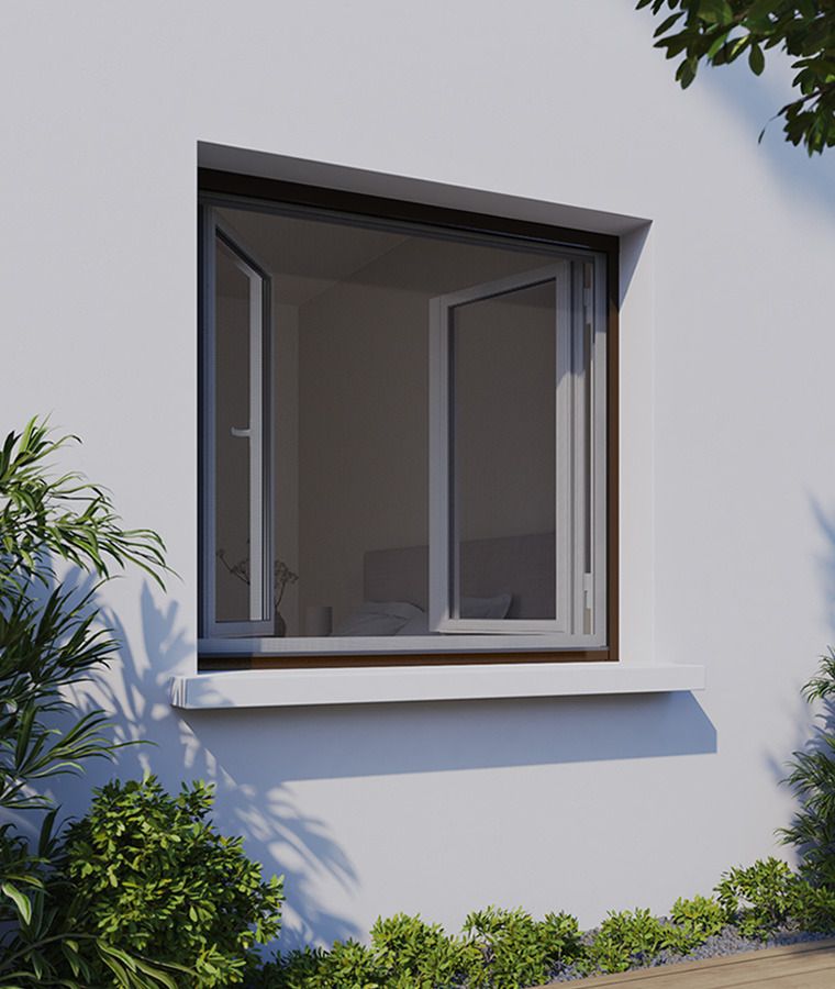 Moustiquaire pour fentre enroulable brun fonce