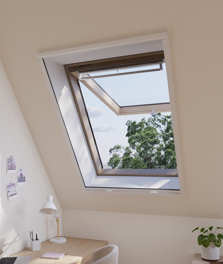Moustiquaire pour fentre fenetre de toit velux blanc
