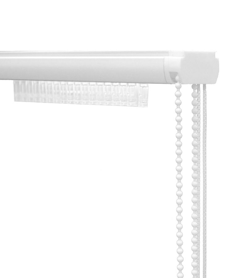 Bandes et Rail pour store californien classique blanc