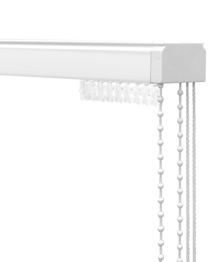 Bandes et Rail pour store californien premium blanc
