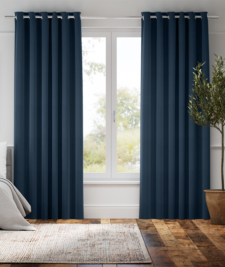 Rideau velours uni sur mesure - Stores-discount.com