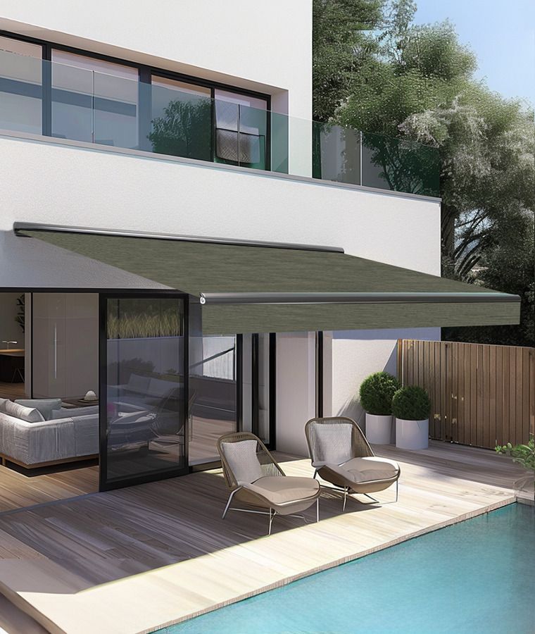 Store banne marron
