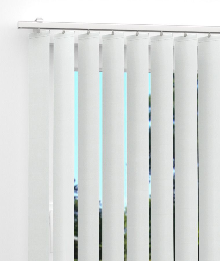 Store californien occultant haut de gamme blanc cendr�