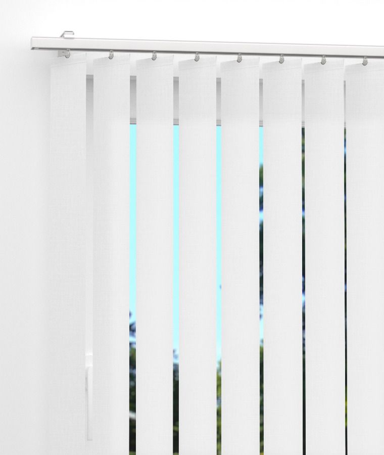 Store californien tamisant haut de gamme blanc eclatant