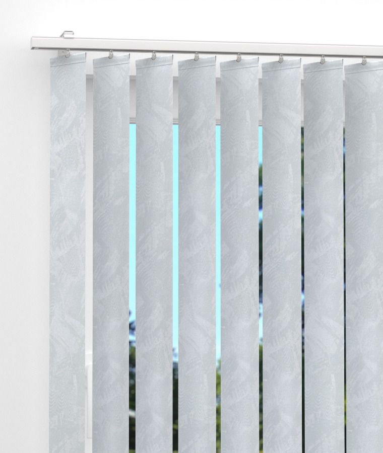Store californien thermique blanc faux uni