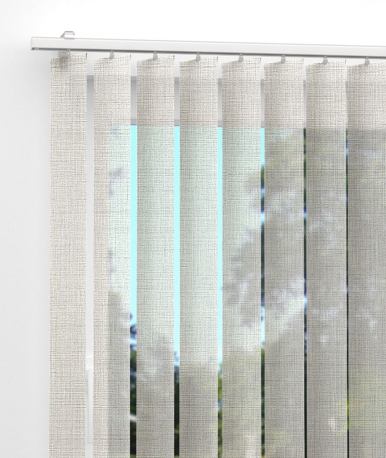 Store californien voile chin� beige chanvre