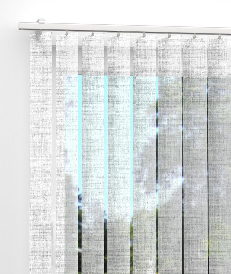 Store californien voile chin� blanc parfait