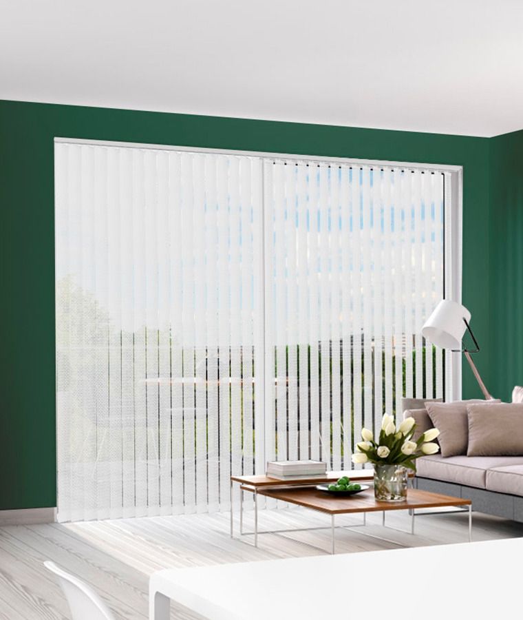 Store californien voile blanc