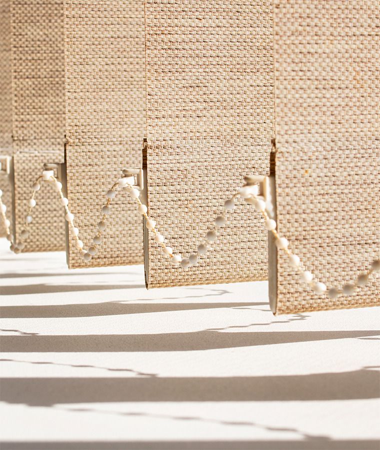 Store californien tamisant marron clair