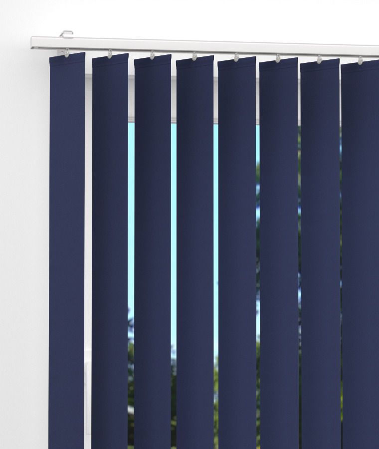 Store californien tamisant bleu marine