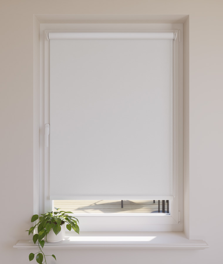 Store Enrouleur Occultant M1 Blanc Sur Mesure