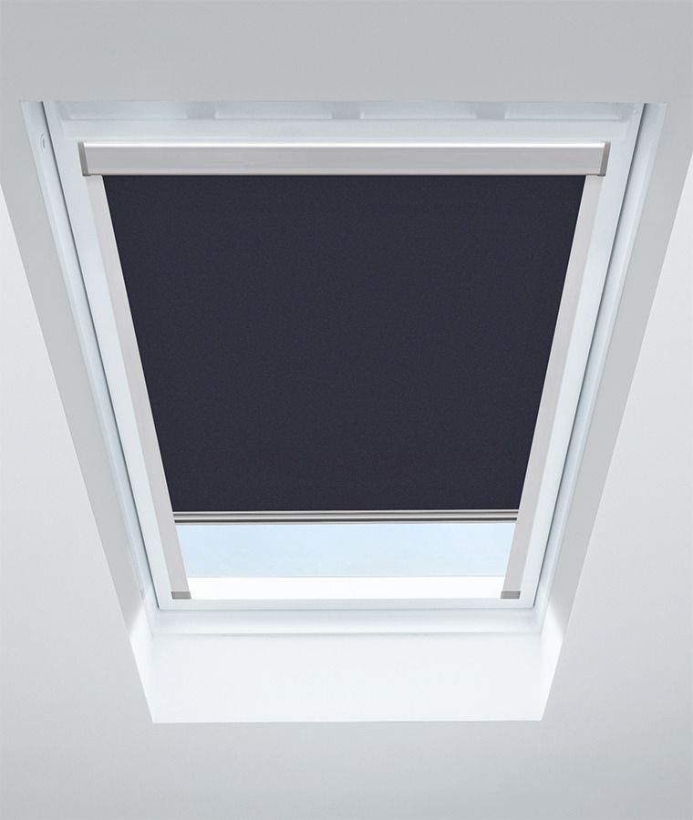 Store pour fentre de toit 6, 55x98 cm occultant bleu nuit