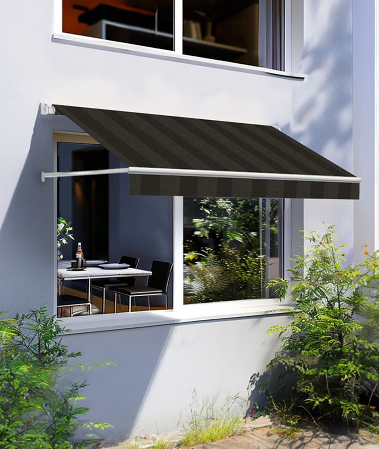 Store projection raye noir