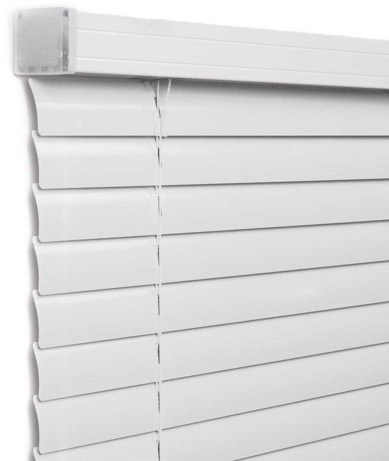 Store v�nitien aluminium lames 50mm blanc