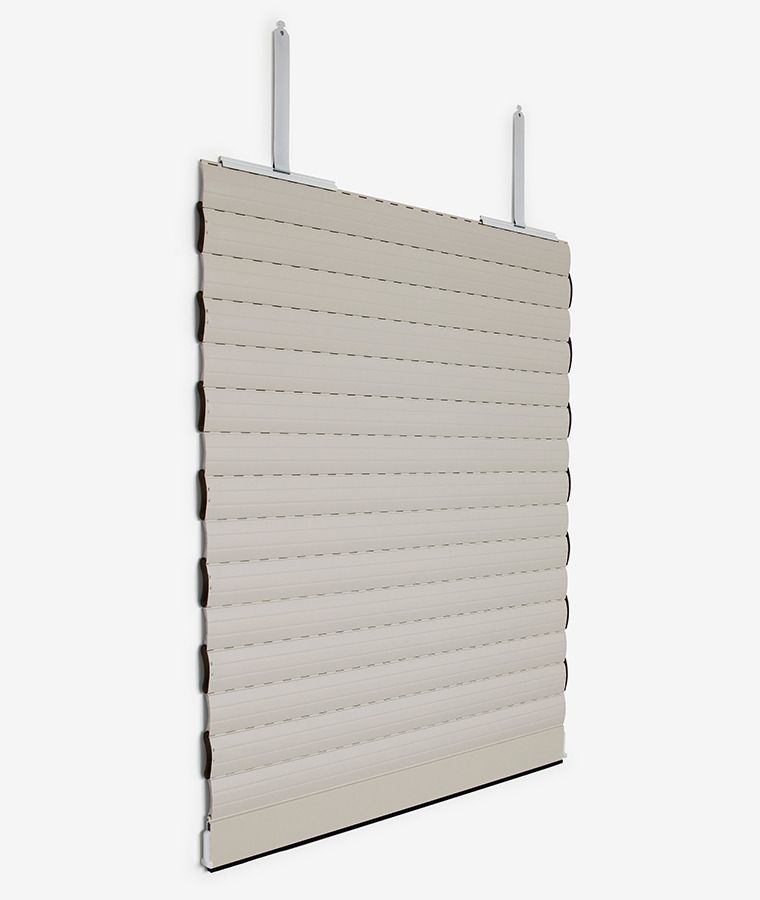 Tablier pour volet roulant aluminium beige