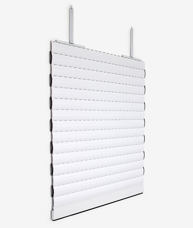 Tablier pour volet roulant aluminium blanc