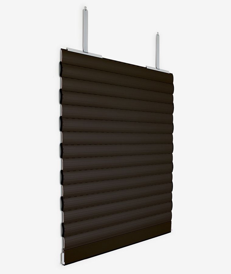 Tablier pour volet roulant aluminium brun fonce