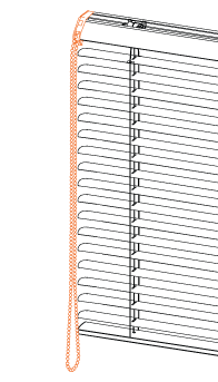 commande monocommande pour store vénitien aluminium