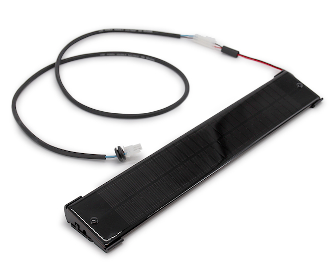 Option panneau d�port� pour volet roulant solaire