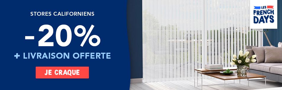 -20% sur les californiens + livraison offerte