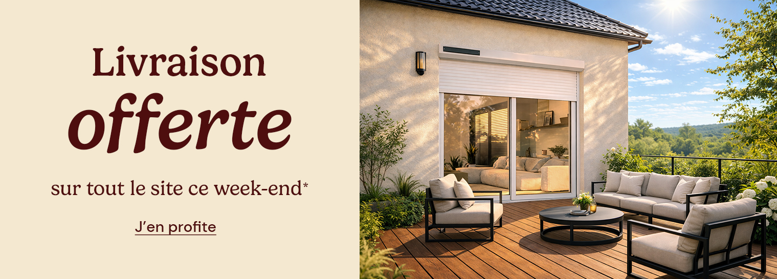 Livraison offerte sur tout le site ce week-end*