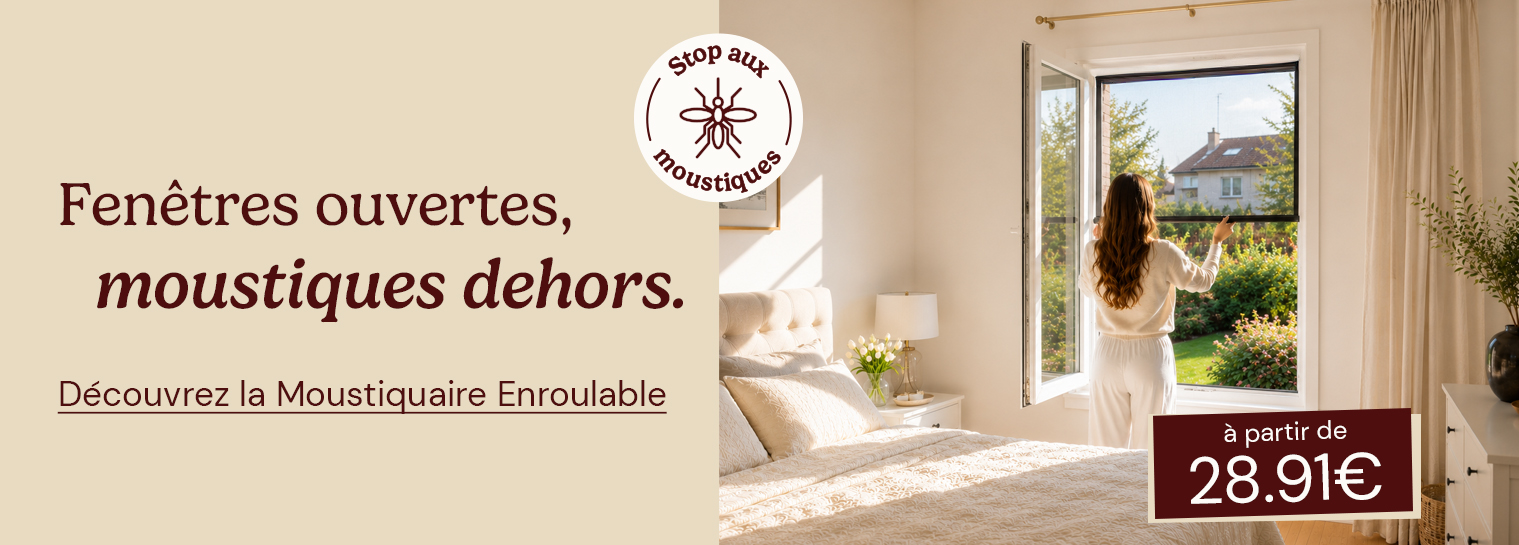 Moustiquaire enroulable