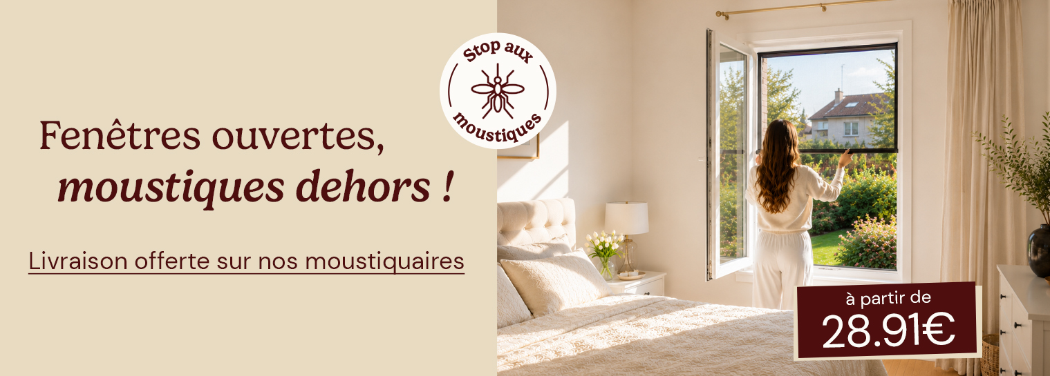 Moustiquaires - Fen�tres ouvertes, moustiques dehors