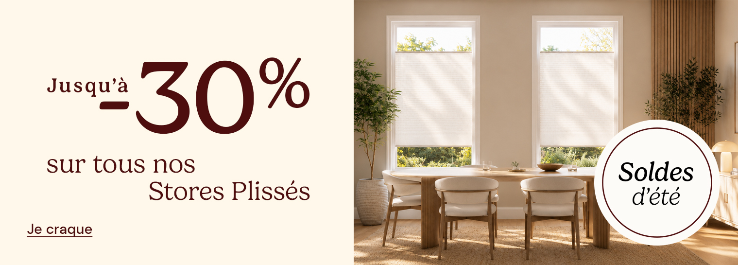 Soldes d'�t� - Stores pliss�s
