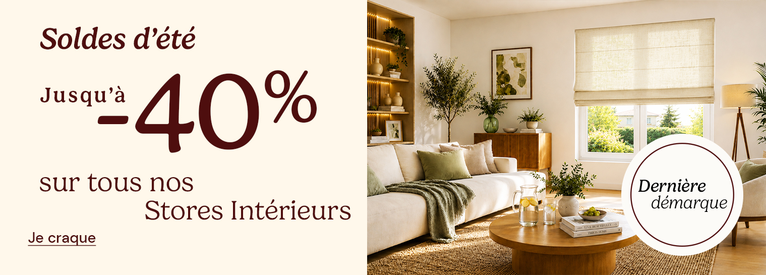 Soldes d'�t� - Stores int�rieurs