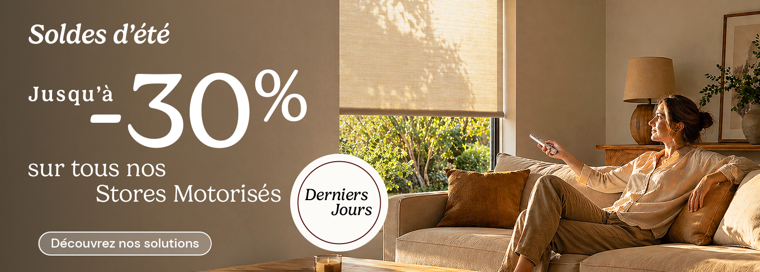 Soldes d'�t� - Stores motoris�s