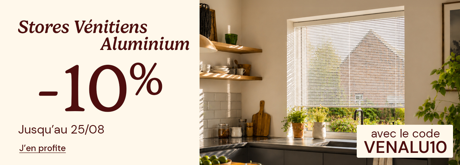 VENALU10 : stores v�nitiens aluminium