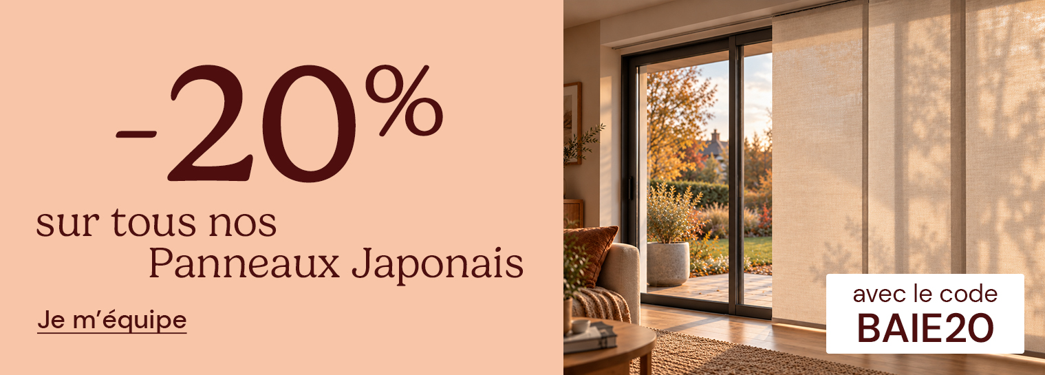 BAIE20 : Panneaux japonais