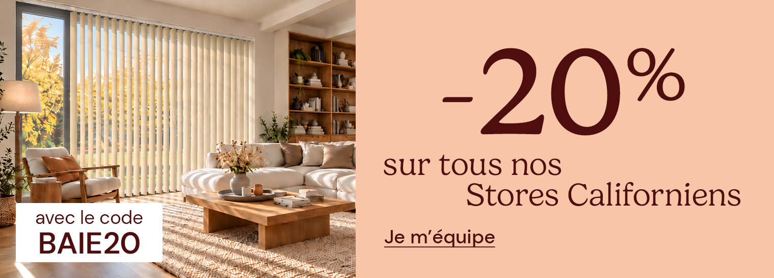 BAIE20 : Stores californiens
