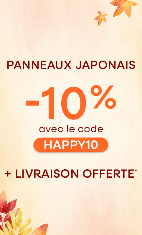 Exclu Weekend 10% avec HAPPY 10 + Livraison offerte