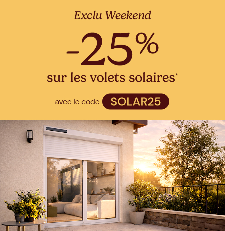 Promo volets solaires