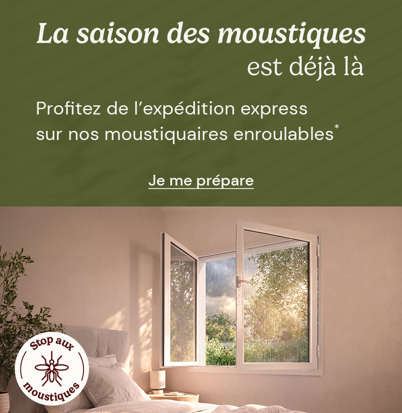 Exp�dition express sur les moustiquaires enroulables