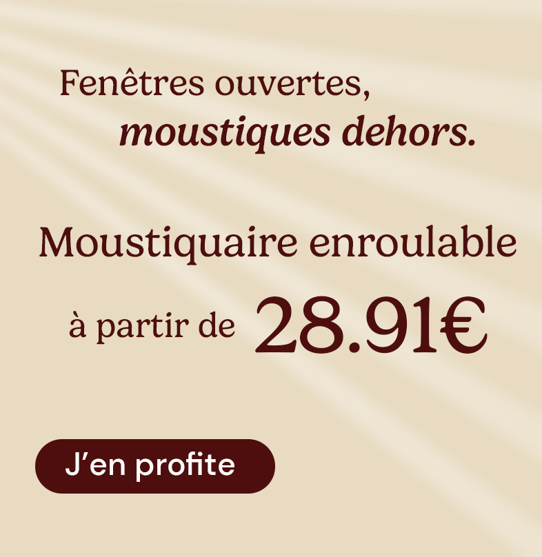 Moustiquaire enroulable