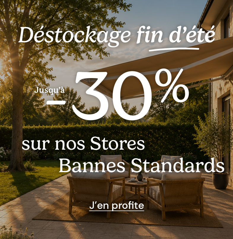 D�stockage stores bannes standards