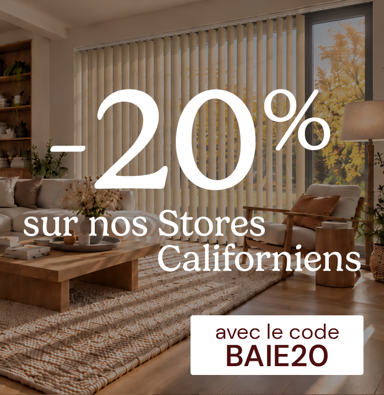 BAIE20 : Stores californiens