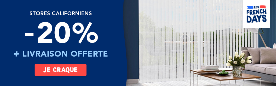 -20% sur les californiens + livraison offerte