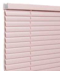 Store vénitien aluminium rose pastel